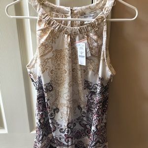 NWT Sleeveless WHBM top size Small
